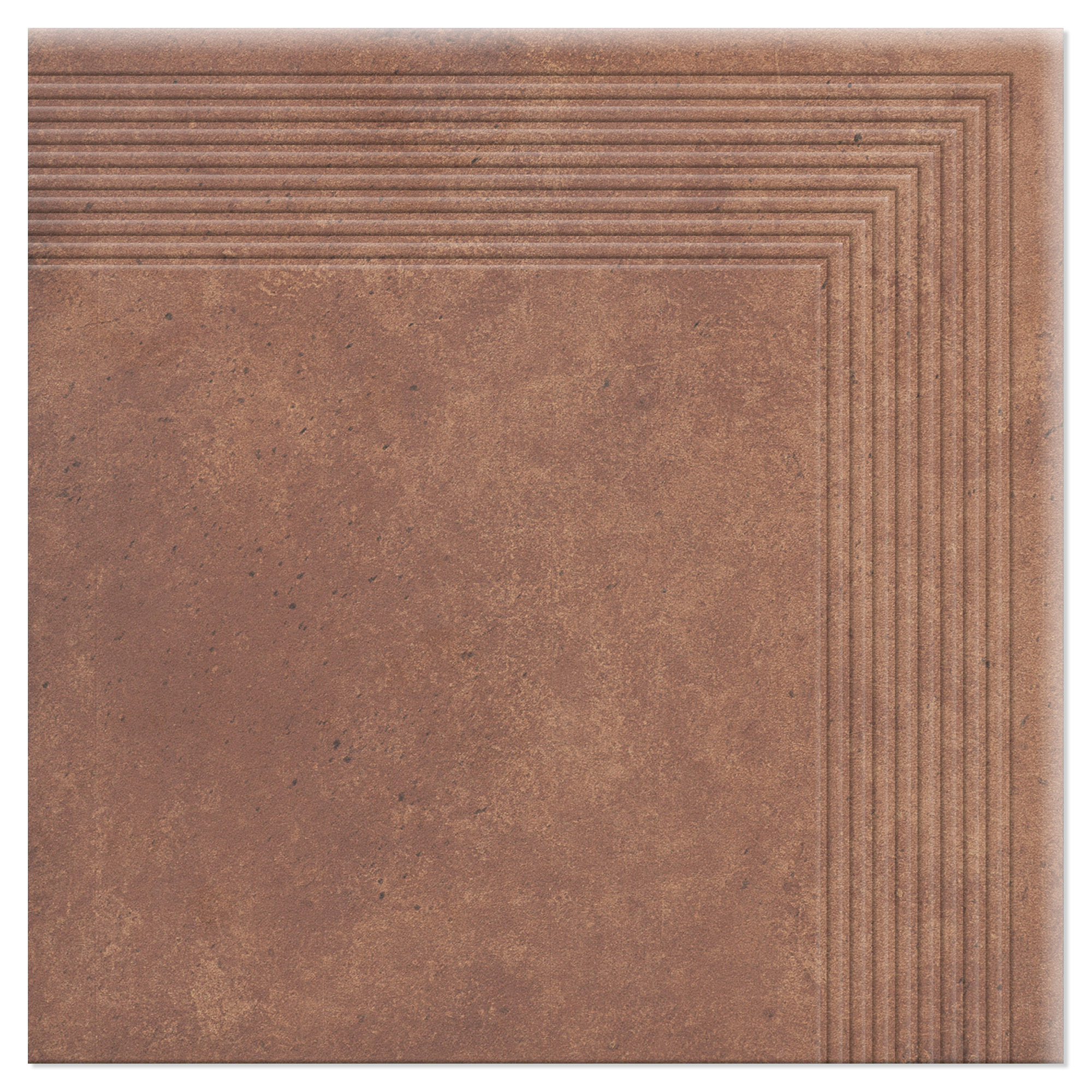 Trappeklinker Belford Brun Hjørne Mat 30x30 cm