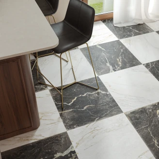 Marmor Klinker <strong>Canterbury</strong>  Cremet Hvid Mat 60x60 cm