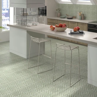 Mainzu Klinker Green One Mat 20x20 cm