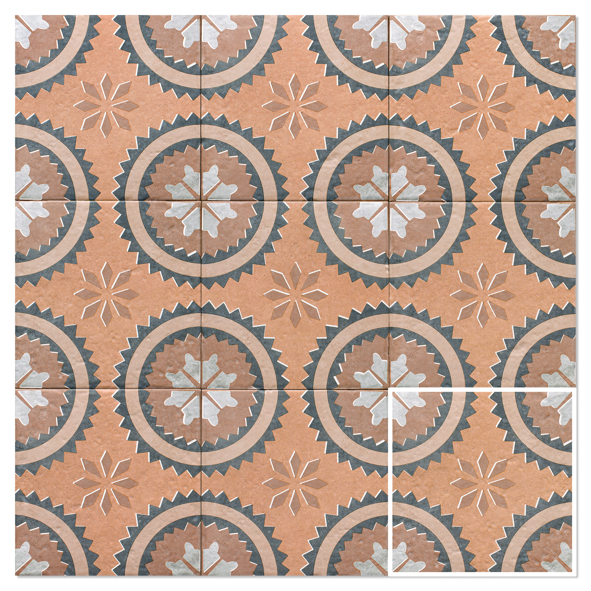 Mainzu Klinker Terra Mat 20x20 cm