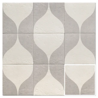 Mainzu Klinker Grey Two Mat 20x20 cm