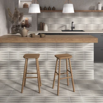 Mainzu Klinker Grey Four Mat 20x20 cm