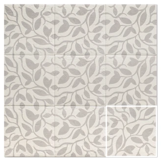Mainzu Klinker Grey Five Mat 20x20 cm