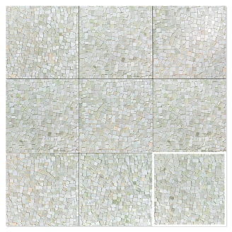 Mainzu Klinker Tiffany Mosaico Mat-Blank 20x20 cm