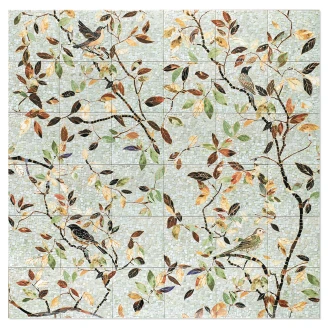Mainzu Klinker Tiffany Mural Mat-Blank 120x120 cm (36 stk. 20x20 cm)