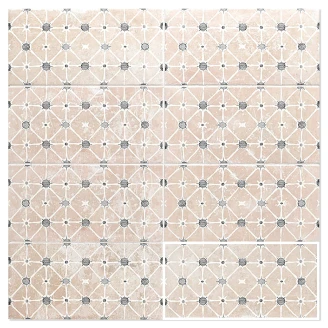 Mainzu Dekor Klinker White Mat 15x30 cm
