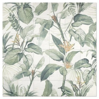 Mainzu Klinker Spring Leaves Mural Mat 120x120 cm (36 stk. 20x20 cm)
