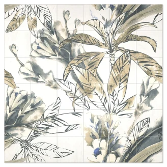 Mainzu Klinker Autumn Leaves Mural Mat 120x120 cm (36 stk. 20x20 cm)