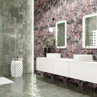 Mainzu Klinker Rosses Mural Matt Mat 120x120 cm (36 stk. 20x20 cm)
