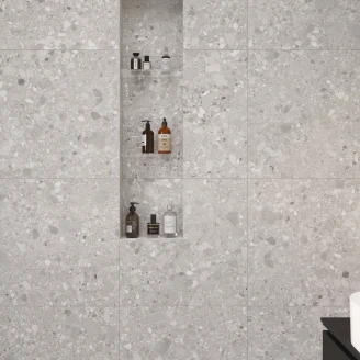 Klinker <strong>Arte-Terrazzo</strong>  Sølv Mat 60x60 cm