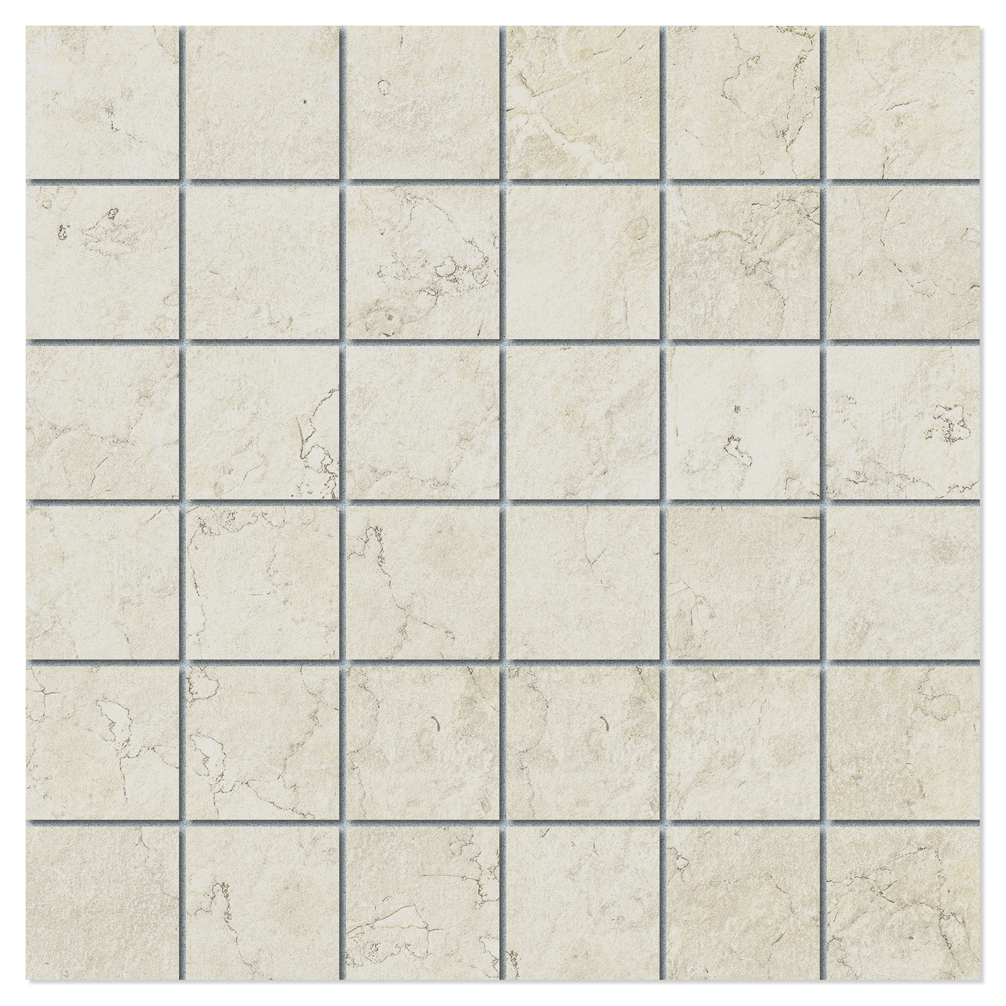 Unicomstarker Mosaik Klinker Marmorea Biancone Mat 30x30 (5x5) cm
