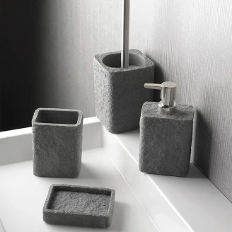 Toiletbørste <strong>Arcos</strong>  Grå Mat
