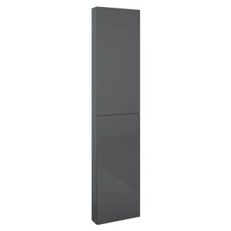 Vægskab <strong>Unity</strong>  med To Døre Antracit Blank 40x12.6x180 cm