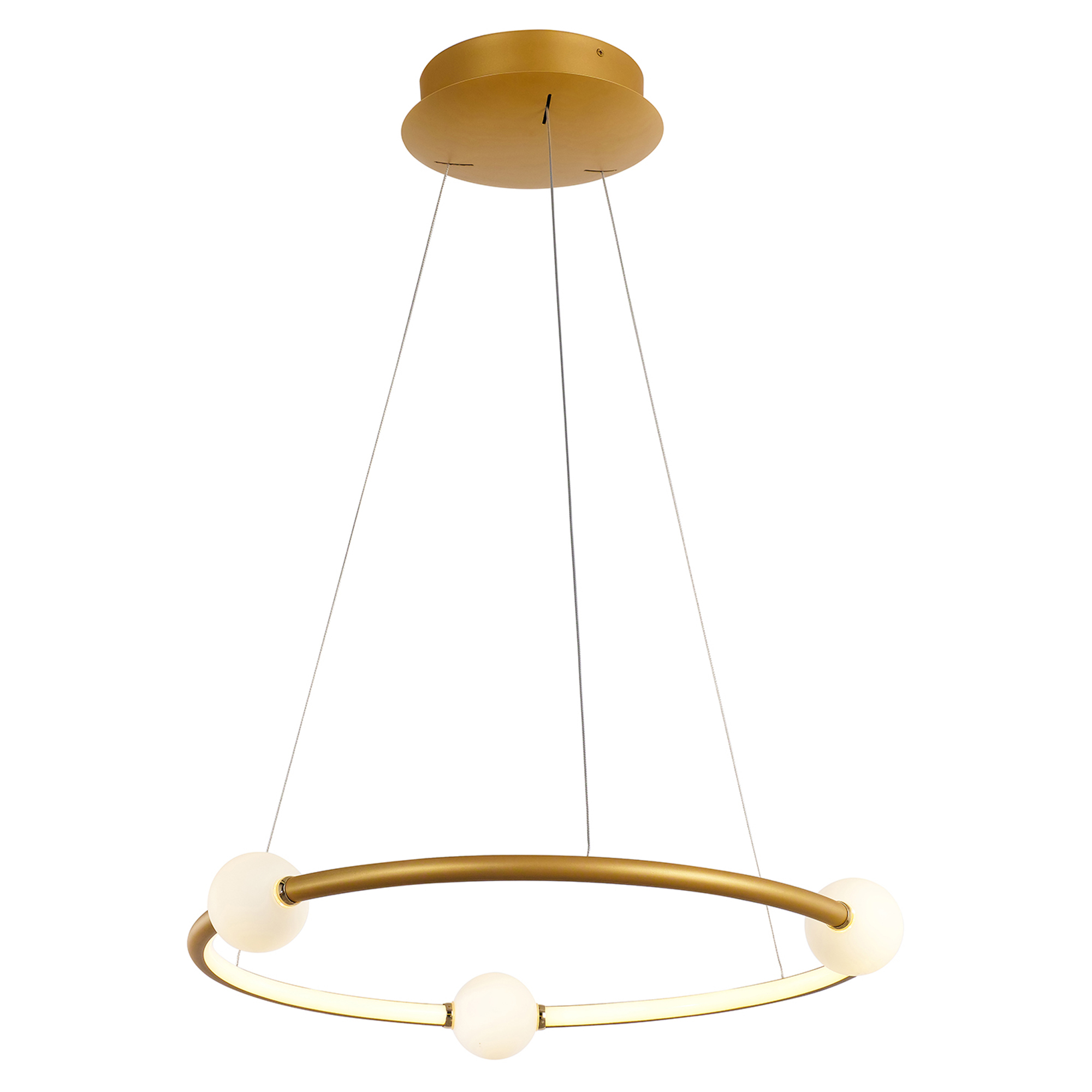 Hængende Lampe Belano Guld Mat Ø 64 cm