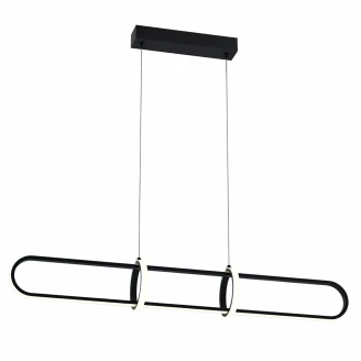 Hængende Lampe <strong>Corvina</strong>  Sort Mat 90 cm