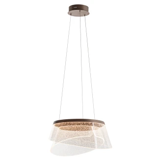 Hængende Lampe <strong>Torin</strong>  Brun Mat Ø 56 cm