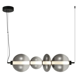 Hængende Lampe <strong>Soreta</strong>  Quadra Sort Mat