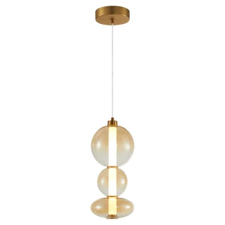 Hængende Lampe <strong>Soreta</strong>  Trio Antikbrun Mat
