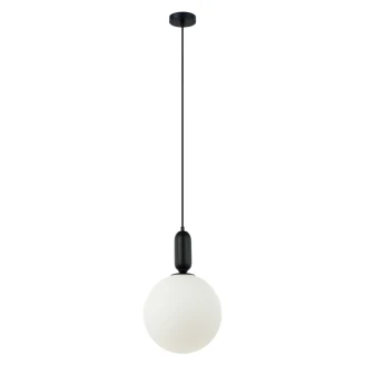 Hængende Lampe <strong>Alvera</strong>  L Sort, Hvid Mat