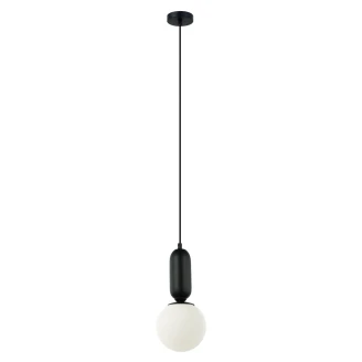Hængende Lampe <strong>Alvera</strong>  S Sort, Hvid Mat