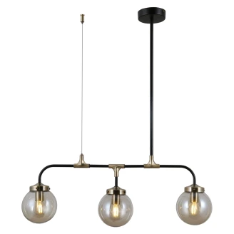 Hængende Lampe <strong>Valino</strong>  Trio Sort, Antikbronze Mat