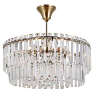 Loftlampe <strong>Brenza</strong>  M Transparent Krystal, Antikbronze Blank