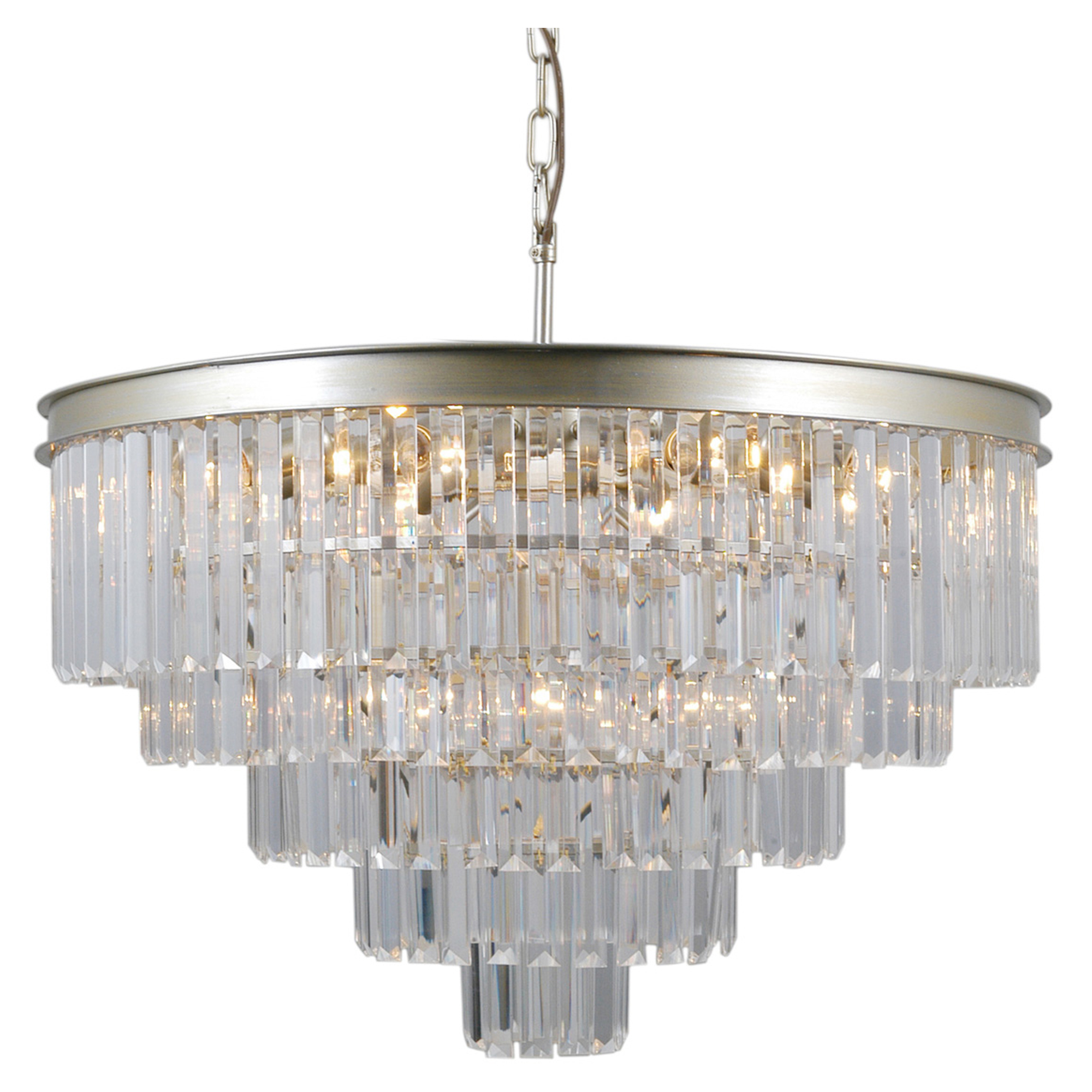 Hængende Lampe Verilo L Champagneguld Blank