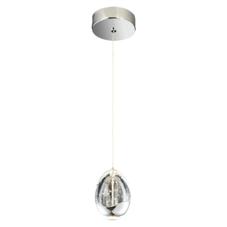 Hængende Lampe <strong>Huletta</strong>  Krom Blank