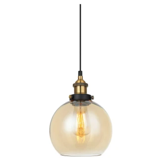 Hængende Lampe <strong>Cardel</strong>  Uno Rav Blank