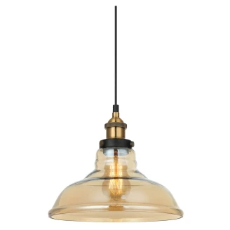 Hængende Lampe <strong>Huron</strong>  Rav Blank Ø 28 cm