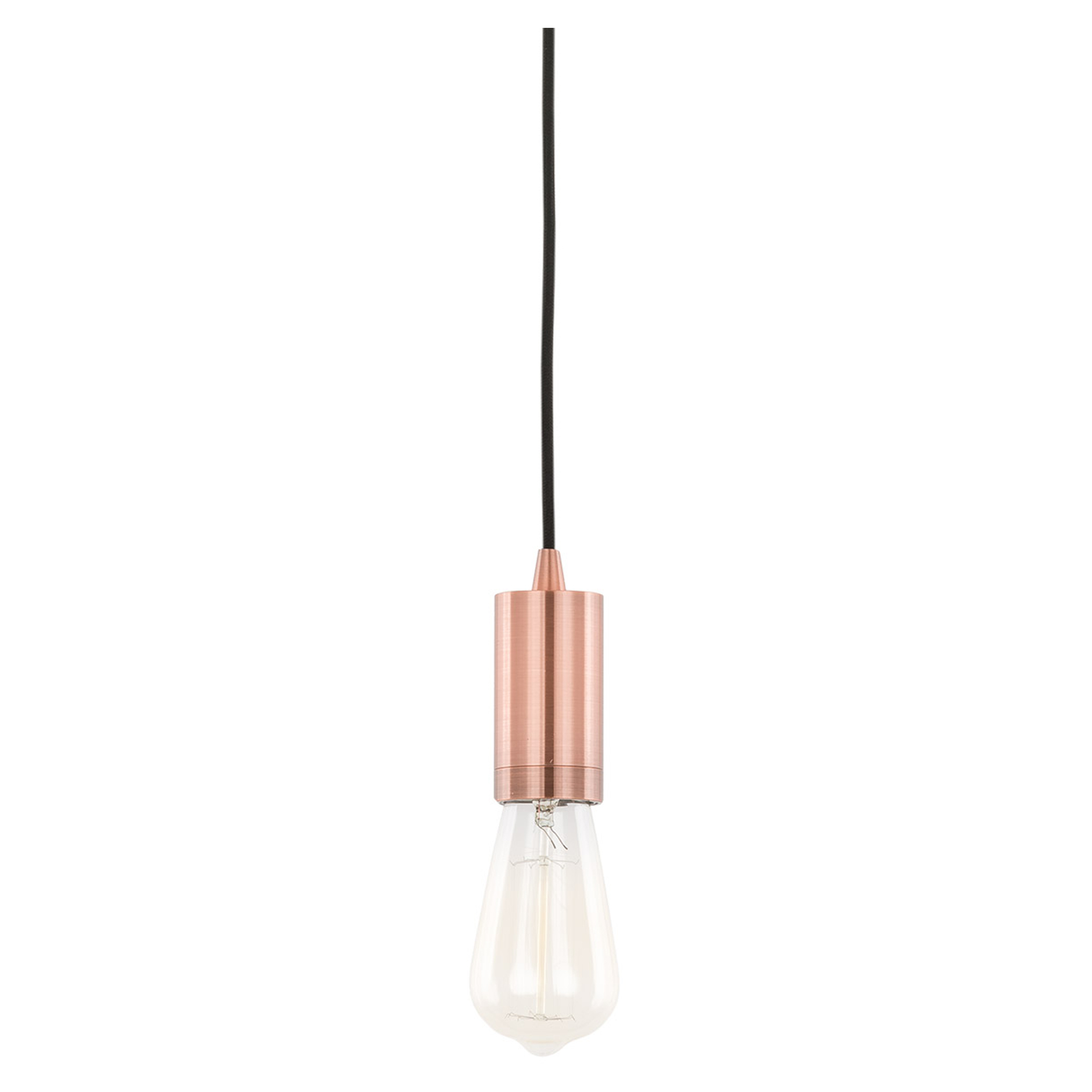 Hængende Lampe Modera Rød Kobber Mat