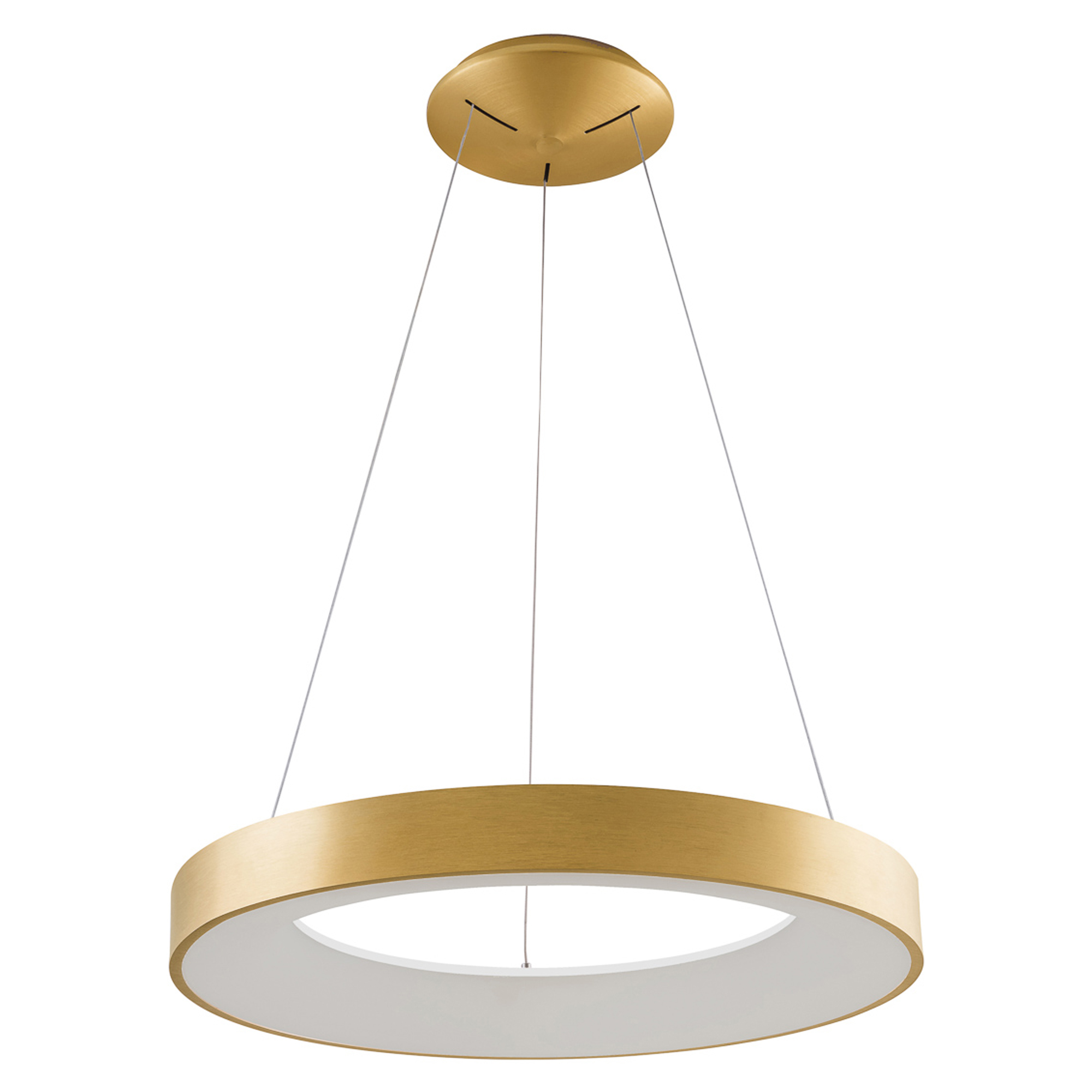 Hængende Lampe Gianni Guld Mat 3000 K Ø 60 cm