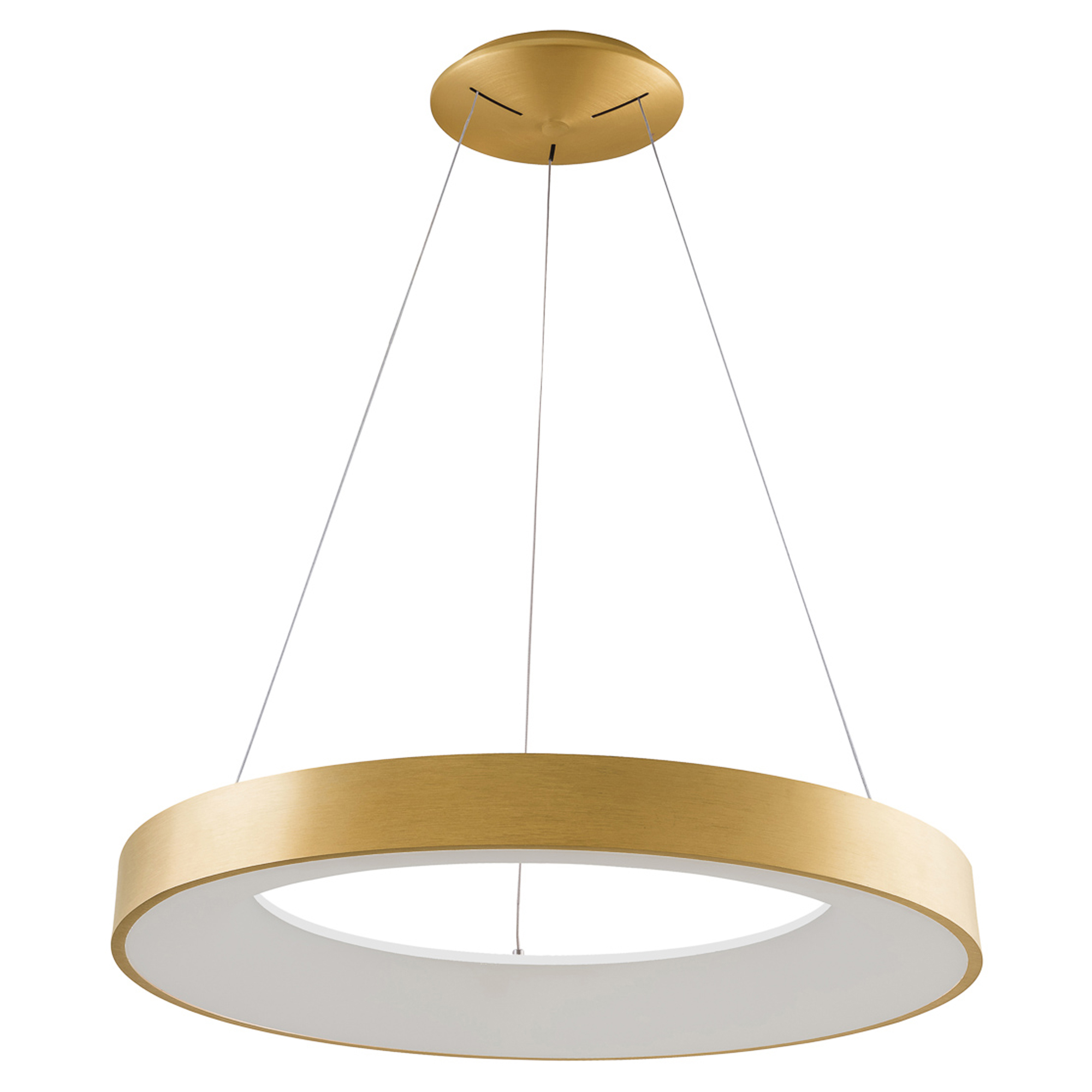 Hængende Lampe Gianni Guld Mat Ø 80 cm