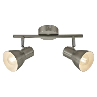 Loftlampe <strong>Ravino</strong>  Duo Satin Nikkel Mat