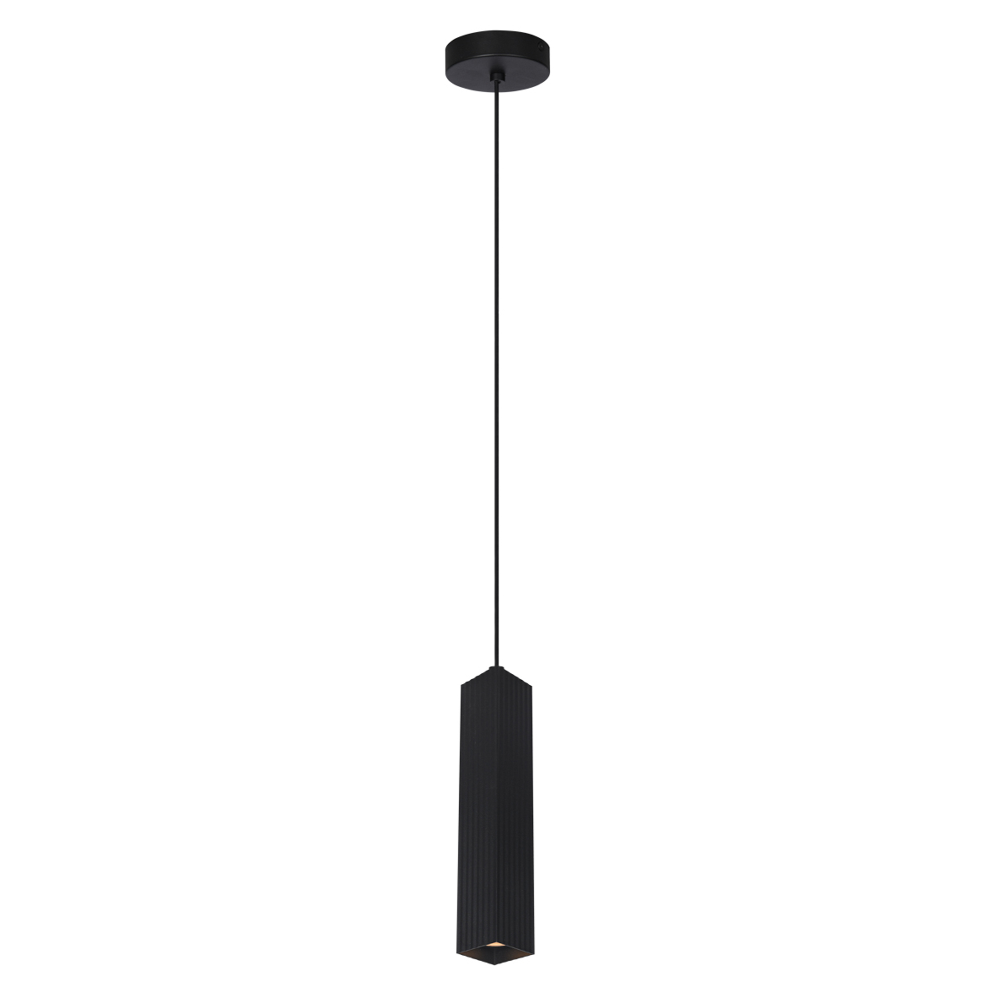 Hængende Lampe Tesoro Sort Mat