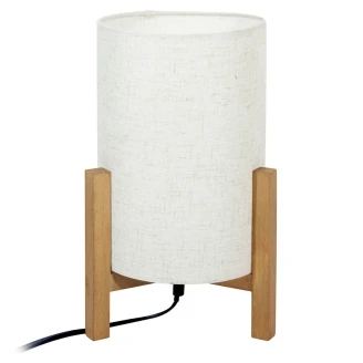 Bordlampe <strong>Onesa</strong>  Hvid, Træ Mat