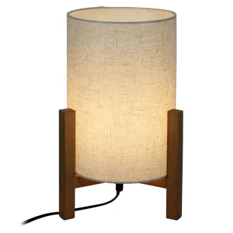 Bordlampe <strong>Onesa</strong>  Hvid, Træ Mat