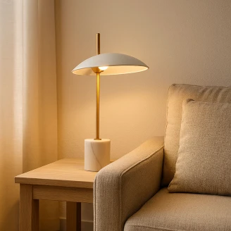 Bordlampe <strong>Vilano</strong>  Hvid Mat