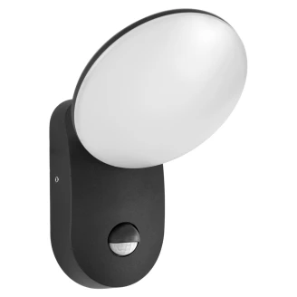 Væglampe <strong>Montel</strong>  med Sensor 4000 K Sort Mat