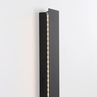 Væglampe Mutria 4000 K Sort Mat 30 cm