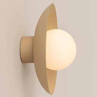 Væglampe <strong>Solin</strong>  Beige, Hvid Matt