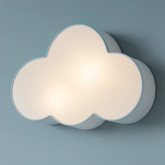 Væg-/Loftlampe <strong>Moln</strong>  Blå Mat 63 cm