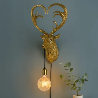 Werner Voss Væglampe Elg <strong>Urban Jungle</strong>  Guld Blank