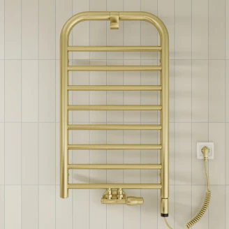 Håndklædetørrer 335 W <strong>Silia</strong>  Guld Mat