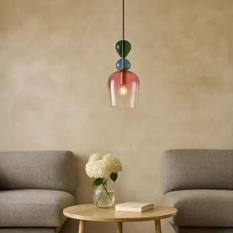 Nova Luce Hængelampe <strong>Murano Delta</strong>  Rosa M