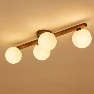 Loftlampe <strong>Goya</strong>  Valnød Mat 65 cm