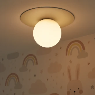 Væg-/Loftlampe <strong>Dorian</strong>  Beige Matt