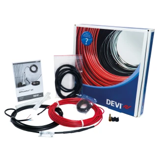 Gulvvarmepakke DEVIcomfort™ 10T - 10 W/m, 20 m + Termostat DEVIreg™ Touch