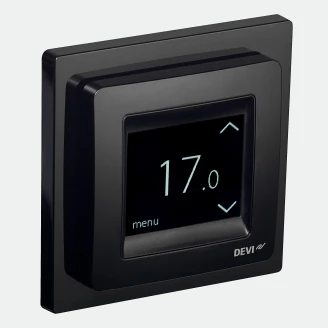 Termostat <strong>DEVIreg™ Touch</strong>  Polar White - Touchskærm, Rum- og Gulvføler