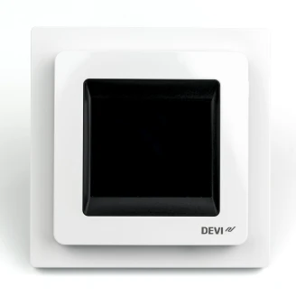 Termostat <strong>DEVIreg™ Touch</strong>  Polar White - Touchskærm, Rum- og Gulvføler